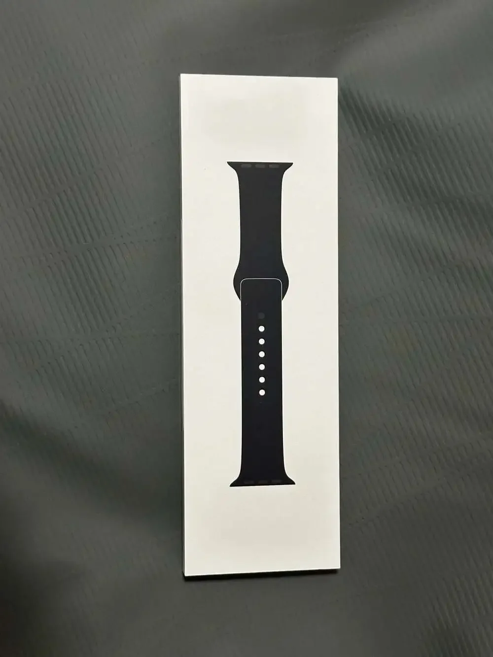 Apple Watch Sport Band 46mm M/L Black with Space Black Stainless Steel Pin